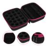 Didiseaon 1pc Essential Oil Storage Organizer Portable Carrying Case for Bottles and Shockproof for Travel and Home Use Rosy view 2