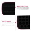 Didiseaon 1pc Essential Oil Storage Organizer Portable Carrying Case for Bottles and Shockproof for Travel and Home Use Rosy view 3