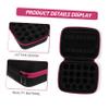 Didiseaon 1pc Essential Oil Storage Organizer Portable Carrying Case for Bottles and Shockproof for Travel and Home Use Rosy view 4