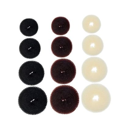 Didiseaon Donut Bun Makers Women's 12pcs Hair Bun Maker for Girls Firm Hold Hair Accessories Chignon Maker for Events Everyday