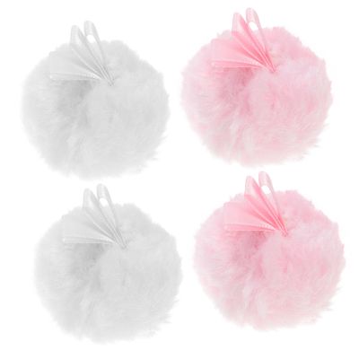 Didiseaon 4pcs Makeup Soft Triangle Shape Pink Luxurious Powder Puff Set Ideal for Face Cheek Random Style