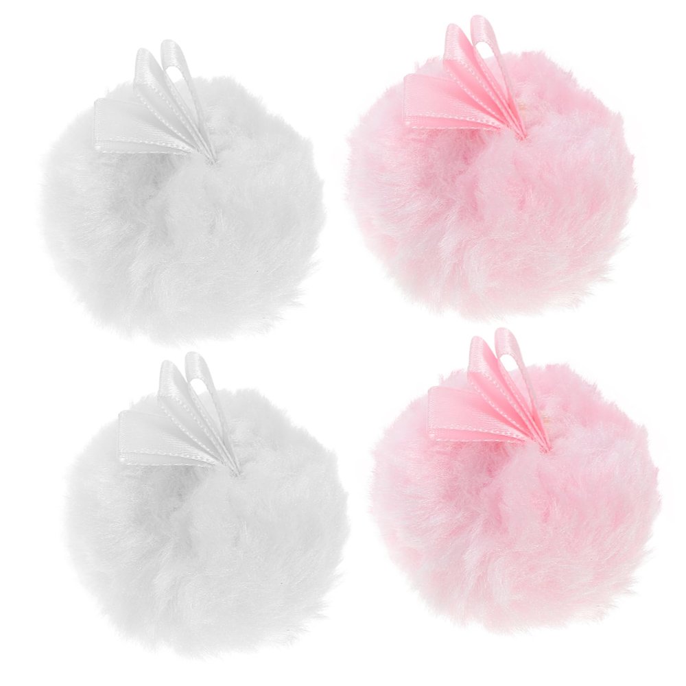 Didiseaon 4pcs Makeup Soft Triangle Shape Pink Luxurious Powder Puff Set Ideal for Face Cheek Random Style