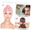 Didiseaon 2pcs Microfiber Hair Towel Cap Fast Drying Cap Super Absorbent Hair Drying Wrap Hat for Types view 3