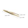 Didiseaon Eyelash Golden Tweezers Eyebrow Clip with Tweezer Eyebrow Set for Makeup Eyelashes view 2