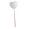 Didiseaon Heart Shaped Eyelash Extension Mirror Stainless Steel Glass view 1