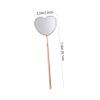 Didiseaon Heart Shaped Eyelash Extension Mirror Stainless Steel Glass view 2