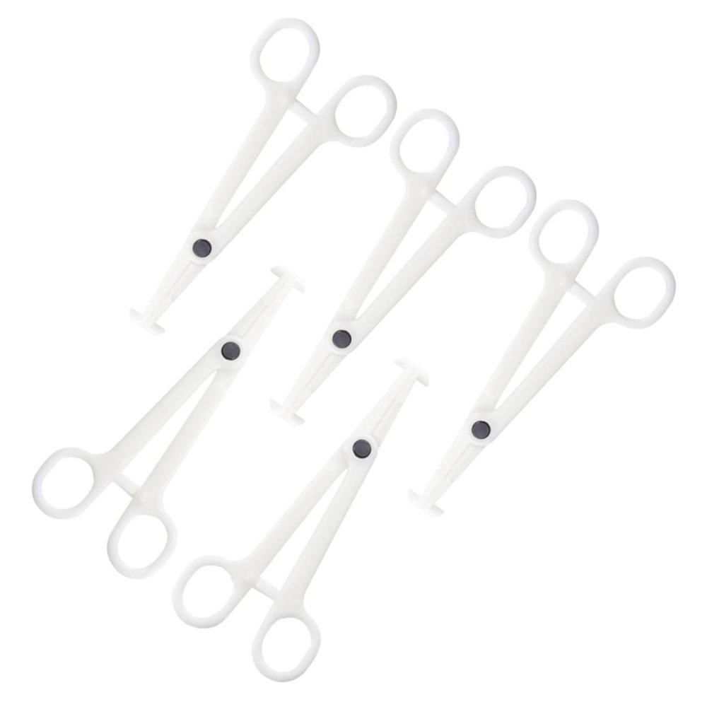 KAILIKETIY Piercing Pliers 5pcs Disposable Diagonal Pliers Body Piercing Tools Clamps Easy to Use