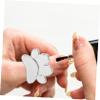 2 Piece Manicure Palette Ring Alloy Metal for Nail Art Mixing view 4
