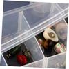 KAILIKETIY Cosmetic Storage Box 3 Layer 30 Grid Detachable Plastic Pink view 2