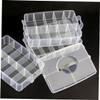 KAILIKETIY Cosmetic Storage Box 3 Layer 30 Grid Detachable Plastic Pink view 4