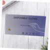 Gadpiparty 50pcs Pvc Gloves Disposable Vinyl Gloves Protective Lip Eyebrow Embroidered view 3