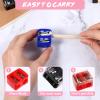 Gjinxi 5-Pack Dual Hole Eye Liner & Lipliner Pencil Sharpener, Manual, Steel, Makeup Sharpeners view 3