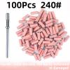 100 Pcs (240 Grit Pink) Mini Sanding Bands for Nail with 3.1MM Mandrel Nail Drill Bits,Small Sanding Band Nail Extreme Fine Grit Sanding Band,Applicable to Acrylic Nails Gel Manicure view 4