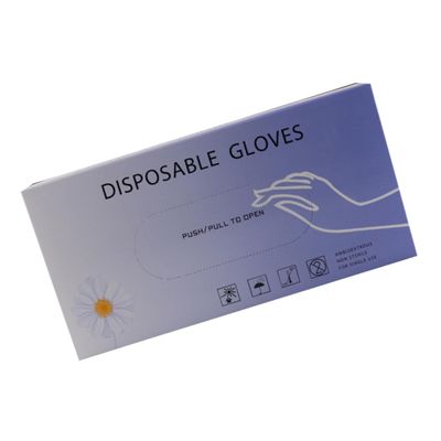 WOONEKY 50pcs Disposable Pvc Gloves for Food Prep and Cleaning Transparent Single Use Gloves for Household and Fits Palm