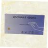 WOONEKY 50pcs Disposable Pvc Gloves for Food Prep and Cleaning Transparent Single Use Gloves for Household and Fits Palm view 3
