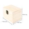 AUTSUPPL 6-Slot Wooden Essential Oil Storage Box Aromatherapy Bottle Case for Home Travel Sturdy Design Lid for Organizing Essential Oils view 2