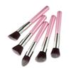 TOGEVAL 10pcs Pink Makeup Brush Set Portable Cosmetic Tools for Daily Use Synthetic Hair Brushes for Professionals Diy Users view 1