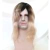 12inch Long Full PU Base Human Hair Toupee for Men 10x8inch Thin Skin Men's Hairpiece Replacement System for Men (#1bTgrey color,100% human hair) view 2