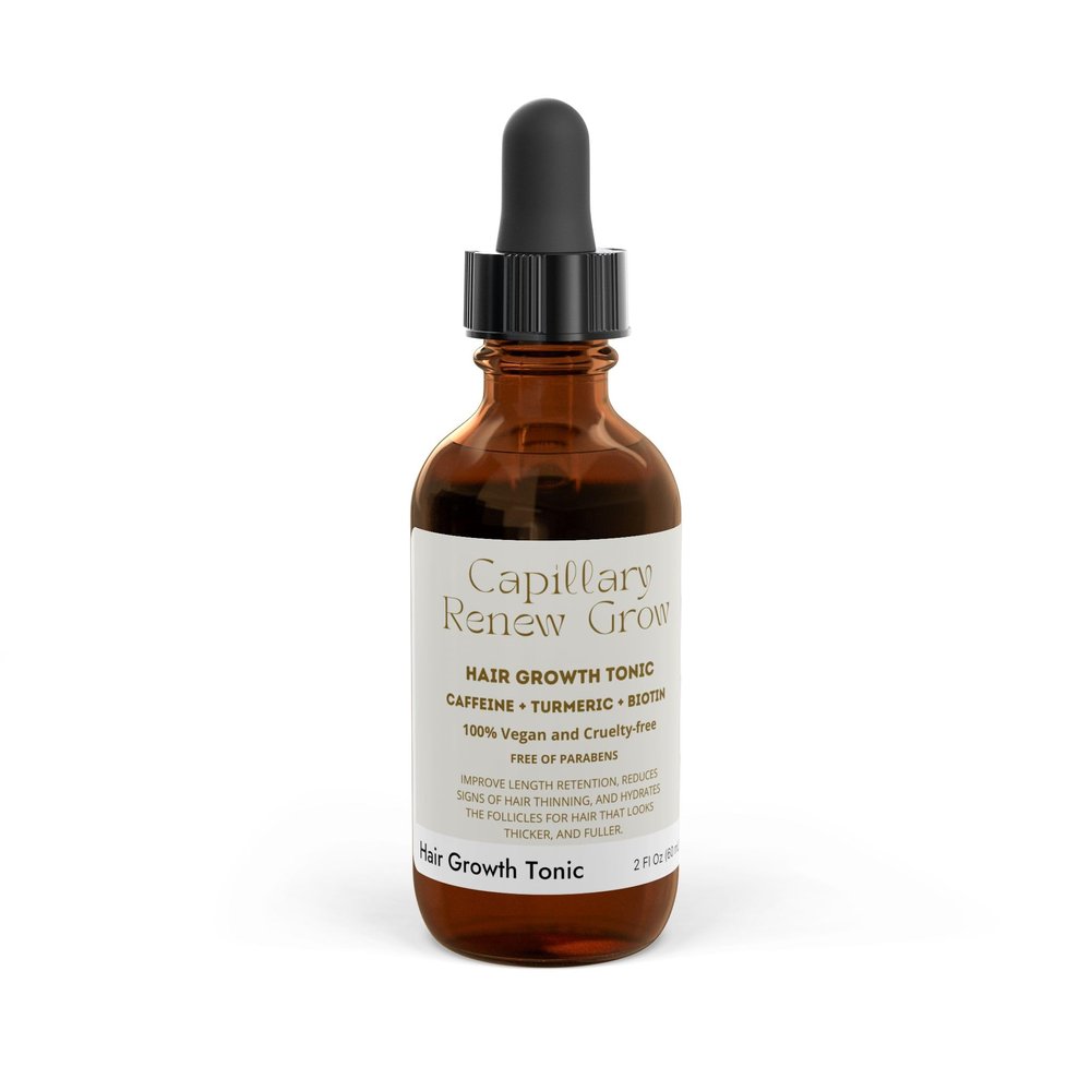 100% Vegan, Capillary Renew Grow Tonic, 2oz