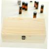 Beatifufu 32holes Portable Wooden Storage Case Compartment Organizer for Travel Handmade for Bottles Lightweight and Sturdy Design for Displays view 3