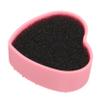 ADOCARN Sponge Makeup Brush Cleaning Box Heart Shaped Dry Wet Dual Use Cosmetic Case for Color Lightweight Portable Makeup Tool for Removal view 1