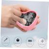 ADOCARN Sponge Makeup Brush Cleaning Box Heart Shaped Dry Wet Dual Use Cosmetic Case for Color Lightweight Portable Makeup Tool for Removal view 2