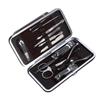 ADOCARN 12pcs Nail Care Set with Pattern Case Professional Manicure and Pedicure Tools for Grooming Travel-friendly Includes Cuticle Clippers Nail Files and Tweezers view 1