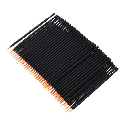 Healeved 100pcs Discontinued Eyeliner for Girls Disposable Makeup Tools Eyeliner Wand Applicator