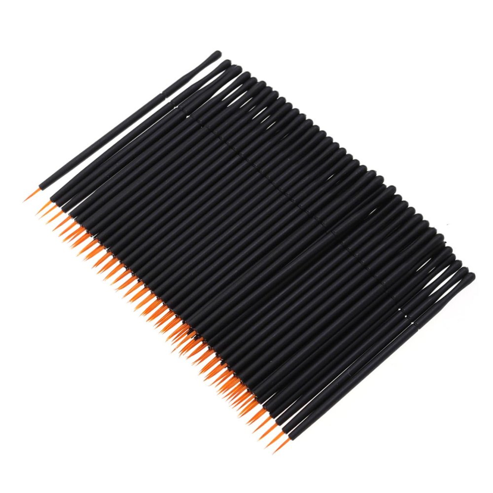 Healeved 100pcs Discontinued Eyeliner for Girls Disposable Makeup Tools Eyeliner Wand Applicator