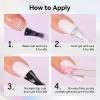Makartt Nail Art Kit - No Wipe 3D UV Gel, Cuticle Remover & Tools, 6 Color Fairy Aurora Powder Gel Set view 4