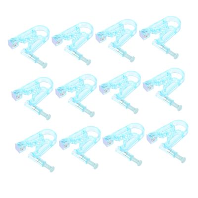 Healeved 12pcs Safe Ear Piercing Tool Disposable Ear Hole Piercer for Home Professional Use