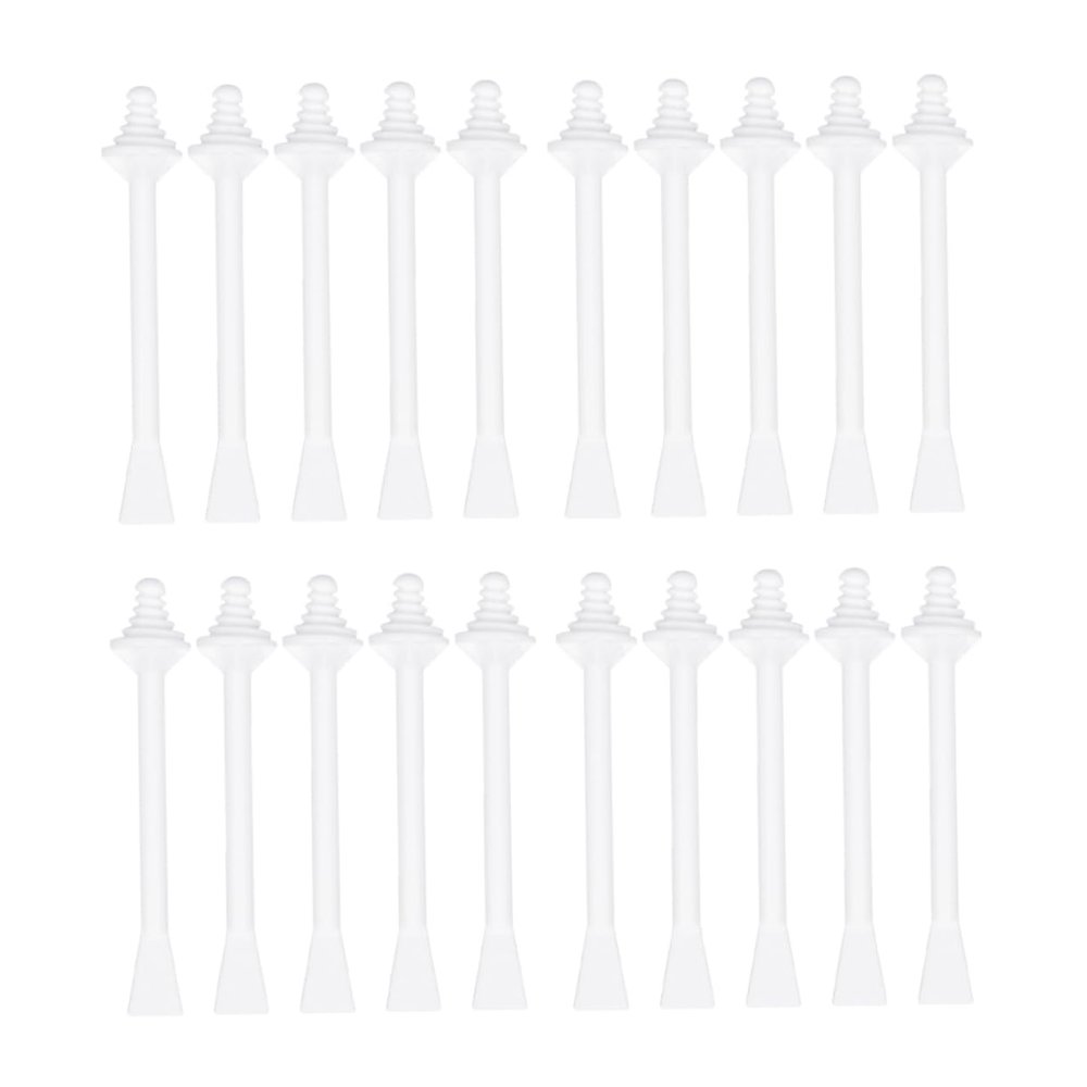 Healeved Ergonomic Plastic Nose Wax Stick 20pcs Set Smear Wax for Nose Facial Hair Removal Disposable