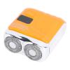 ZJchao Mini Rotary Beard Trimmer Power Display Washable Magnetic USB Rechargeable Mustache Trimmer Orange view 1