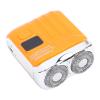 ZJchao Mini Rotary Beard Trimmer Power Display Washable Magnetic USB Rechargeable Mustache Trimmer Orange view 2