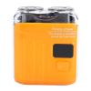 ZJchao Mini Rotary Beard Trimmer Power Display Washable Magnetic USB Rechargeable Mustache Trimmer Orange view 4