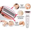 4 in 1 Electric Eyebrow Trimmer for Women, Wet Dry Facial Hair Remover Shaver view 3