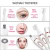 4 in 1 Electric Eyebrow Trimmer for Women, Wet Dry Facial Hair Remover Shaver view 4