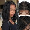 WIGER Short Braided Wigs For Black Women Double Full Lace Square Knotless Box Braid Wig With Baby Hair Premium Synthetic Lace Front Bob Braided Wigs view 1