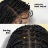 WIGER Short Braided Wigs For Black Women Double Full Lace Square Knotless Box Braid Wig With Baby Hair Premium Synthetic Lace Front Bob Braided Wigs view 3