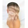 12 Inch Long Human Hair Toppers for Women 10x8inch Full PU Base Real Human Hair Topper Medium Density Hairpiece Replacement System (#1bTgrey color) view 3