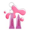 Amuse SEOUL Care Tint Lip Balm Keyring (02 Happy Girl) | Hydrating Lip Balm + Keychain, Rice Extract & Multi-Peptide Complex, Clear Glossy Finish | 0.21 oz view 1