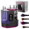 3 IN 1 Electric Makeup Brush Cleaner,Automatic Makeup Brush Cleaner with Makeup Brush Dryer,Portable USB Deep Cleaning for All Size Beauty Makeup Brush Set,Blush Brush (Grey) view 1