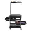 CNCEST Manicure Beauty Chair with Two Tool Organizer Drawers and Trolley Portable Nail Table Suitable for Manicure and Pedicure, Tattoo, Beauty Salon,Repair Tool Storage view 1