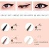 Aaiffey 2 Pcs Light Brown Gel Eyeliner,Glitter Colored Eyeliner Pen Waterproof Soft and Smooth Glide Eye Liners Gel with High Pigment Quick-Dry Buildable Long Lasting (03#+06#) view 2