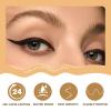 Aaiffey 2 Pcs Light Brown Gel Eyeliner,Glitter Colored Eyeliner Pen Waterproof Soft and Smooth Glide Eye Liners Gel with High Pigment Quick-Dry Buildable Long Lasting (03#+06#) view 4