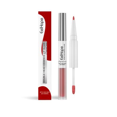 EELHOPE Double Head Essence Lip Glaze (rose, Same size)