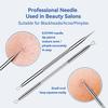 6 Pcs Blackhead Remover Tools,Blackhead Extractor,Pimple Popper Tool Kit for Blackhead, Whitehead, Acne, Zit, Comdone, Pores, Fat Granules, Blemishs on Nose, Face & Ear view 4