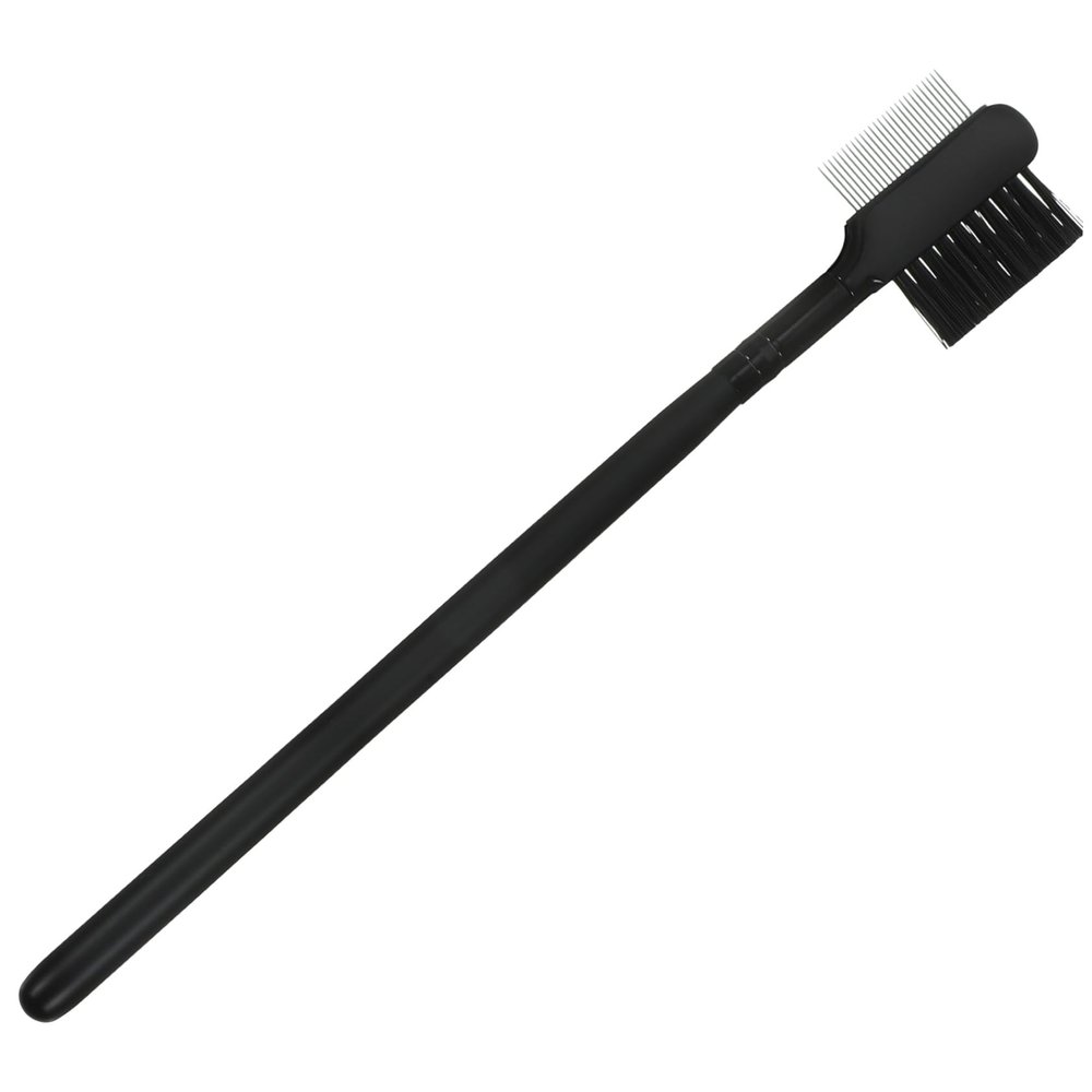 minkissy 2-in-1 Eyebrow Brush Comb Steel Comb for Precision Perfect Grooming Tool for Women Girls