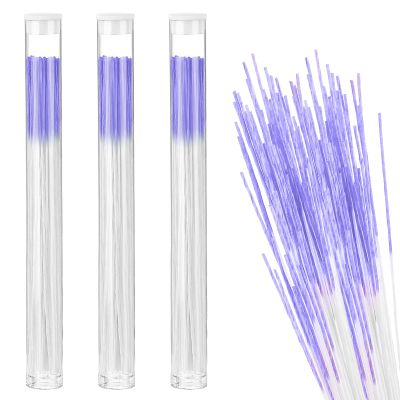 Molain 180 Pcs Earrings Hole Cleaner, Piercing Cleaner Floss Disposable Earring Hole Cleaner Floss Ear Piercing Care Cleaning Tool for Women Men(Purple)