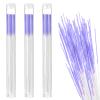 Molain 180 Pcs Earrings Hole Cleaner, Piercing Cleaner Floss Disposable Earring Hole Cleaner Floss Ear Piercing Care Cleaning Tool for Women Men(Purple) view 1